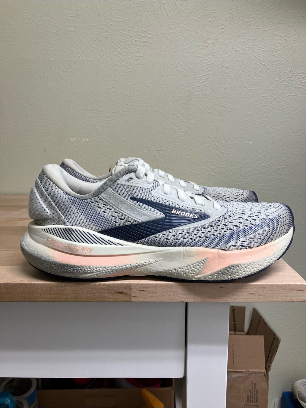 Brooks Women's Running Shoes in Gray, Navy and Pink